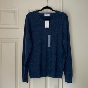 Blue Old Navy V-Neck Sweater Size M